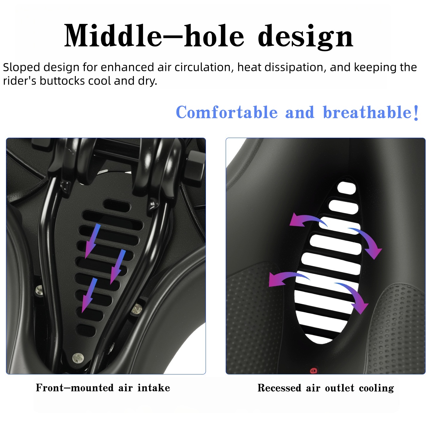 Comfortable Wide Thickened Mou - Commuting By Bike recension och pris