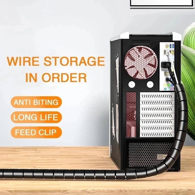 1/2M Flexible Spiral Cable Org - Cable Lock Flexible recension och pris