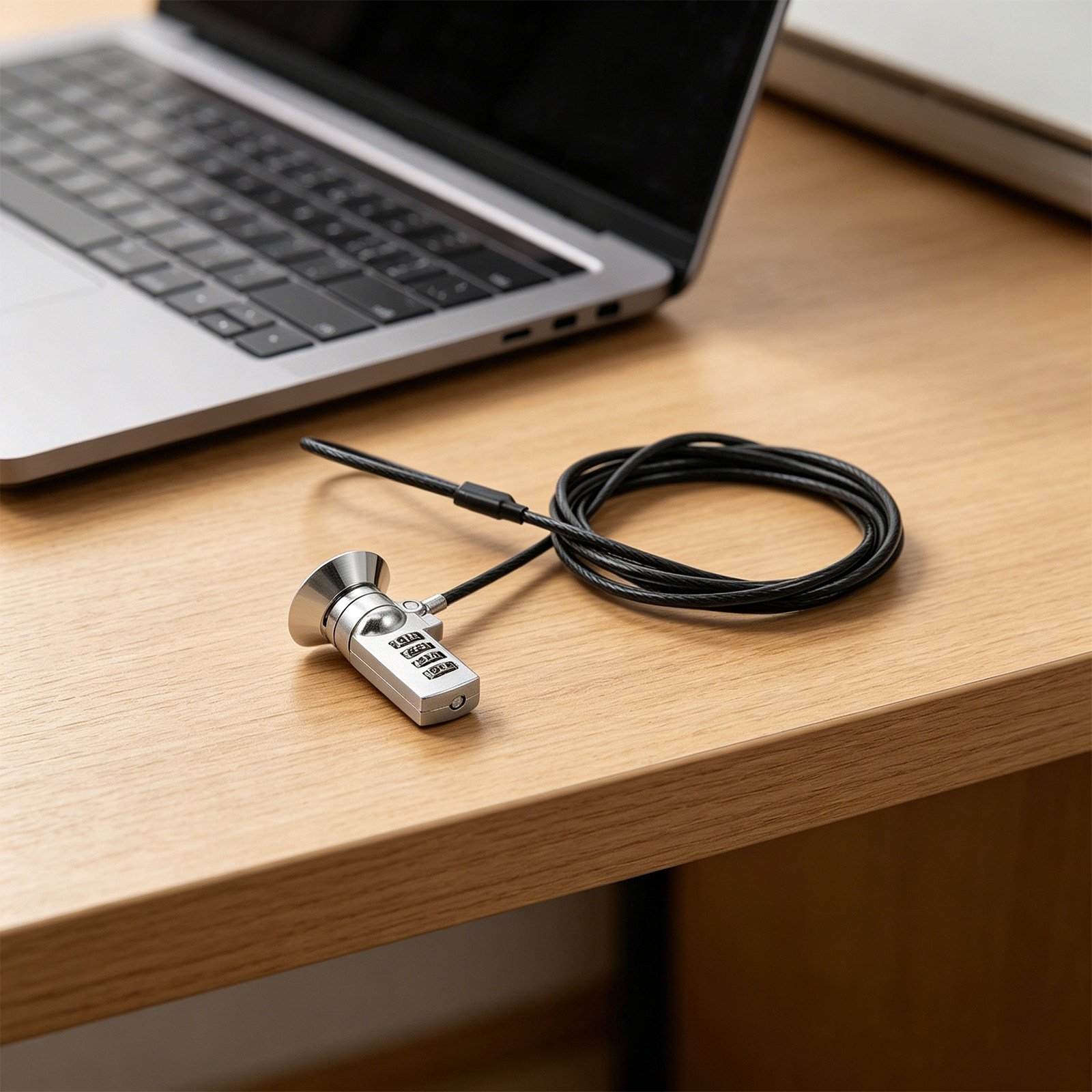 1Set Laptop Lock Combination 6 - Cable Lock Flexible recension och pris