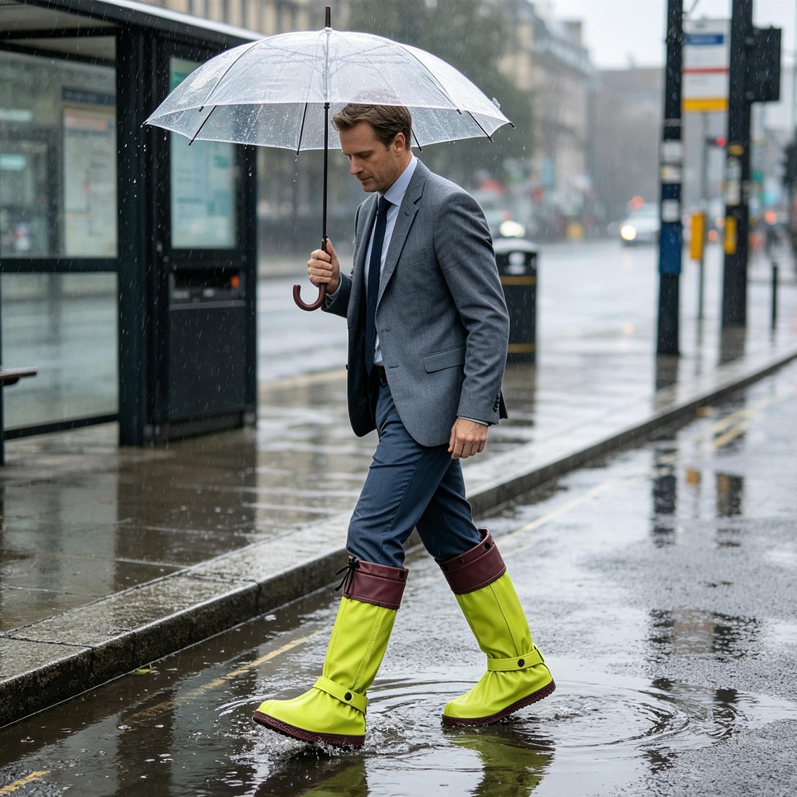 Rain Shoe Covers Zipper Reusab - Cycling Commute Shoes recension och pris