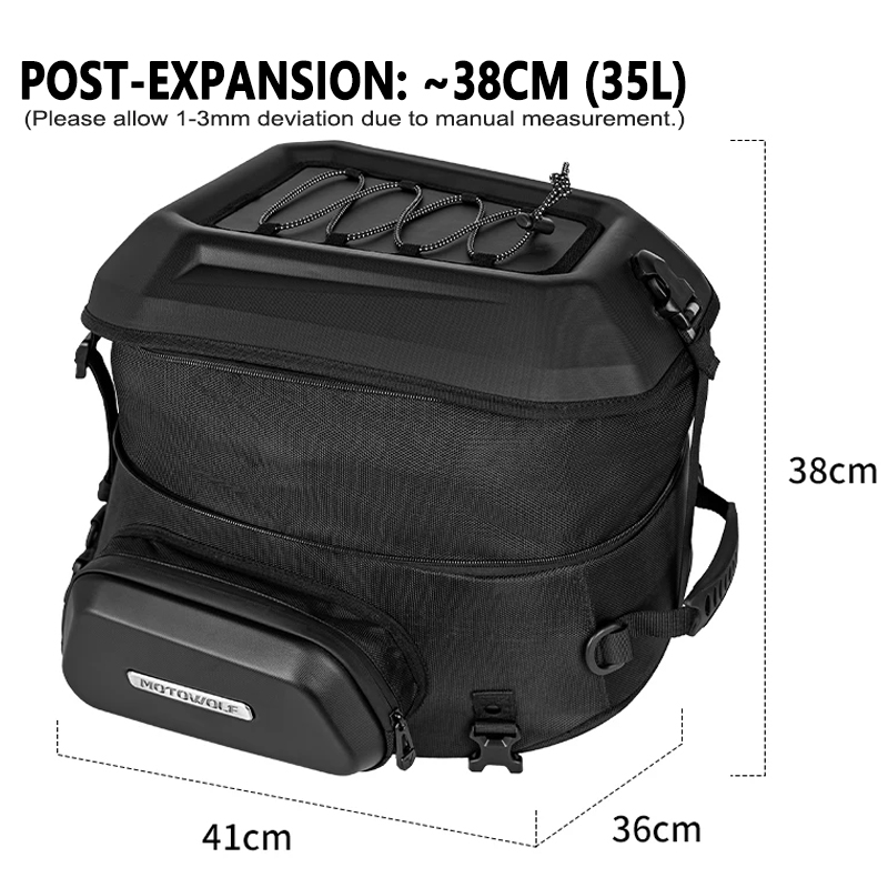 23-35L Waterproof Motor Back S - Panniers Waterproof Rear recension och pris