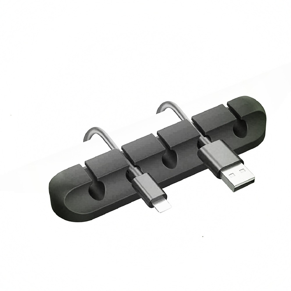 New Black Cable Organizer Flex - Cable Lock Flexible recension och pris